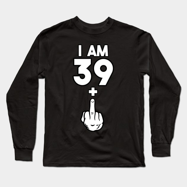 40 With Attitude Long Sleeve T-Shirt by damonthead